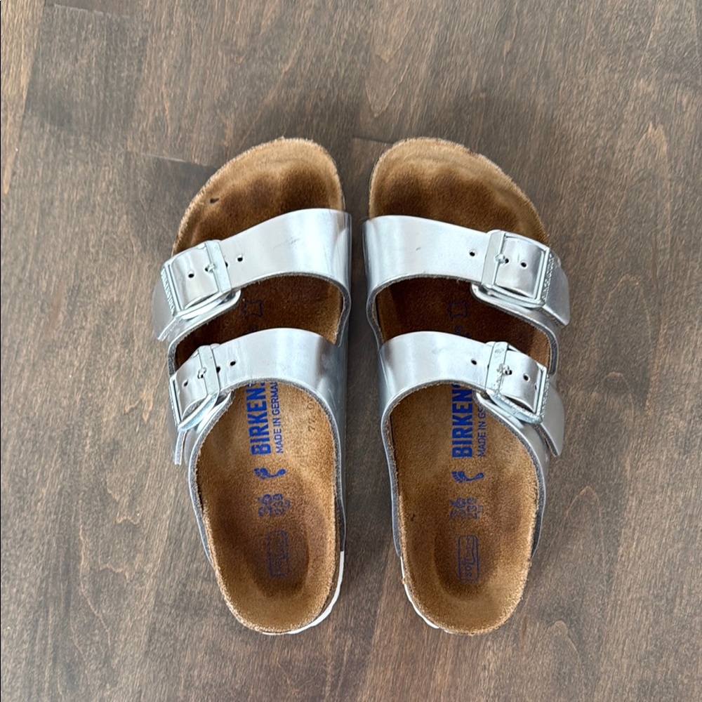 Birkenstock Silver Sandals